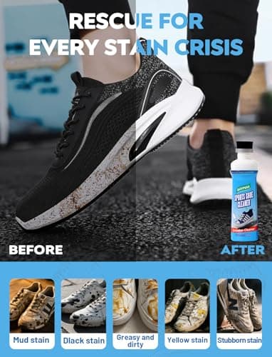 RAVPUIA Professional Shoe Cleaner & Sneaker Cleaner Kit - No Water Instant Cleaning for White Shoes, Athletic Shoes view 3