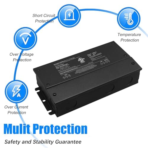 AMAZING POWER 24V LED Driver 60W Dimmable, Power Supply, AC to DC Transformer for LED Lighting, Compatible with ELV, TRIAC dimmers, UL Listed, Class 2 view 5