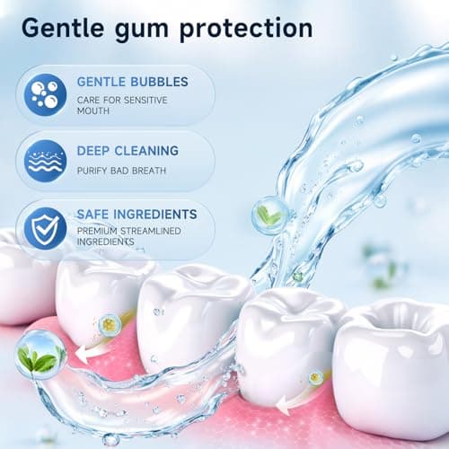 Set 2-Pack Hydroxyapatite Toothpaste for Teeth Remineralization, Enamel Repair, Sensitivity Relief & Whitening Fluoride-Free, Deep Cleaning Care, Fresh Breath view 3