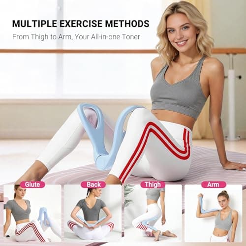 Brobantle Home Pilates Essential Kit for Women, Pilates Equipment Set with Pelvic Floor Trainer, Resistance Bands for Beginners Home Workouts view 2