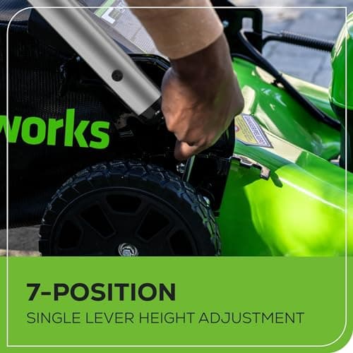 Greenworks 80V 21" Self-Propelled Cordless Lawn Mower – Brushless Motor, LED Lights, 4.0Ah Battery & Rapid Charger (75+ Compatible Tools) view 6