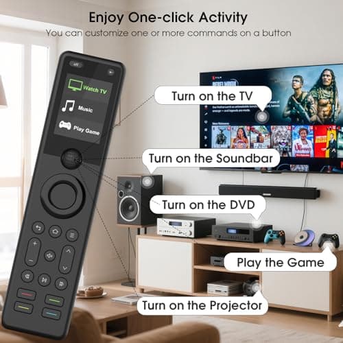 SofaBaton X1S Universal Remote Control with Hub, Improved Scroll, Smart Remote All in One with Customize One Touch Activities, Compatible with IR/Bluetooth/WiFi Devices view 3