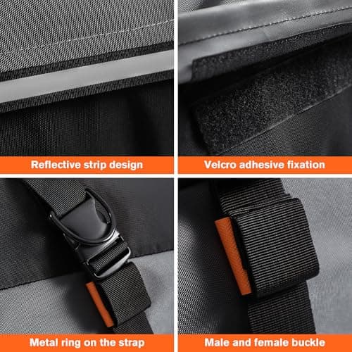 Waterproof Rooftop Cargo Carrier Bag, 100% Waterproof Sealing with Anti-Slip Mat, Fits Vehicles with or Without Roof Rack, 21 Cubic Feet view 5