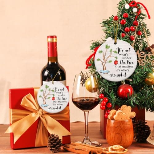 Christmas Ornaments 2025, Ceramic Ornaments for Tree, Christmas Decor Gifts for Women, Men, Vacation Ornament for Family, Sister, Friends, Meaningful Ornaments view 4