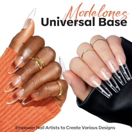 modelones Builder Nail Gel, 10-in-One Builder Clear Hard Gel 2oz, High Thickness for Extension Apex Building Sculpting Overlays Home Salon LED Cured view 6