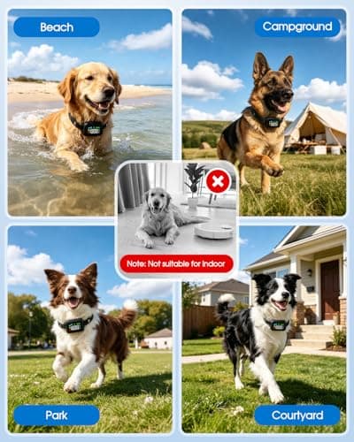TTPet GPS Wireless Dog Fence System for Dogs 18+ lbs, 33–1999 Yard Range | Electric Dog Fence with 3 Training Modes Beep, Vibration & Shock, IPX7 Waterproof Collar, Smart Memory view 6