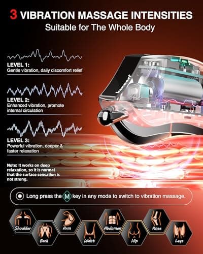 kensen Heated Muscle Scraper Tool, Electric Gua Sha Tool Sooth Whole Body view 6