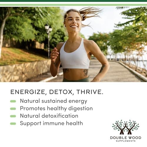 Chlorophyll Liquid Drops - for Digestion, Gut Health, Energy and Detox - Vegan Safe (Rich, Full Texture and Taste, Not Watered Down), 2oz Peppermint Flavored, by Double Wood view 4