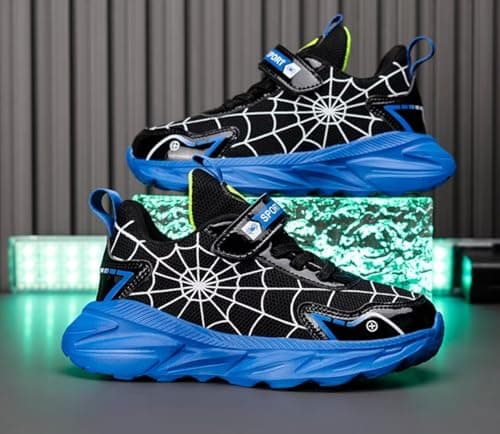 Maibloln Little/Big Kids Boys Girls Sneakers Lightweight Running Tennis Shoes Breathable Sport Athletic Walking Non-Slip Outdoor Training Shoes view 5