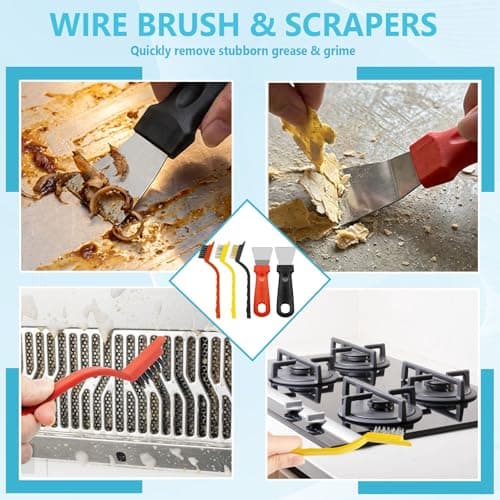 15PCS Crevice Cleaning Brush Set, Hard Bristle Grout Scrub Brushes, Multifunctional Gap Detail Cleaning Tools for Bathroom, Kitchen, Window Sill, Tile Corners & Household Deep Cleaning view 3