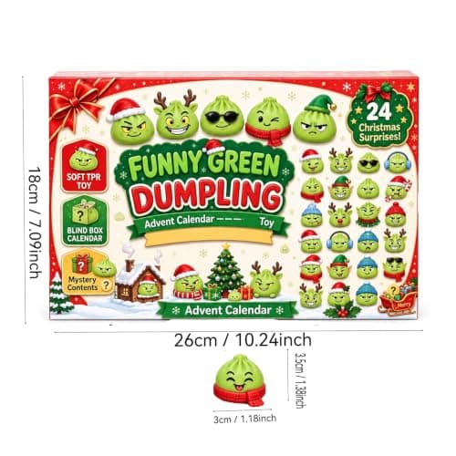 Christmas Squishies Advent Calendar 2026, Xmas Countdown for Adults view 3