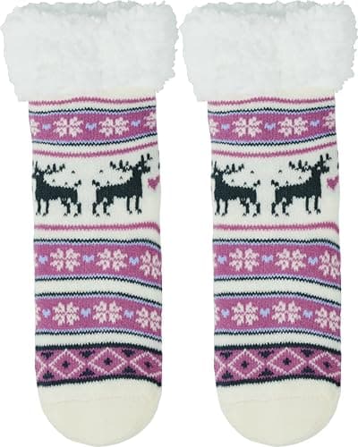 BenSorts Kids Slipper Socks Girls Boys Warm Fuzzy Fleece Christmas Socks Gift Stocking Stuffers view 6