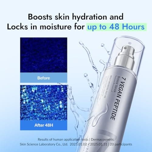 MIZON 7 Vegan Peptide Booster Serum Korean Anti-Aging Face Serum with Niacinamide & Hyaluronic Acid Hydrating Firming & Smoothing Skincare for Fine Lines & Skin Repair – 5.07 fl oz view 5