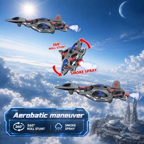 Remote Control Airplane RC Plane for Kids 6-12 RC JET Boys and Girls【Red】 view 2