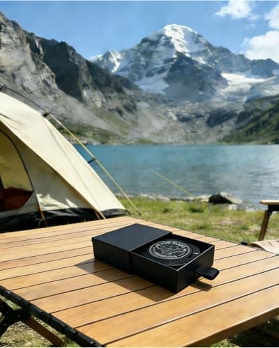 Miaimther Metal Container for Zyn, Premium Aluminum Can & Rugged Pouch Holder | Extra Capacity, Knurled Grip & Used Pouch Storage,Don't stop exploring (God bless American) view 5