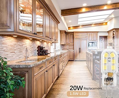 Amazing power G4 LED Bulb, 12V Bi Pin 20W Halogen Bulb Replacement, NOT Dimmable, Warm White 3000K, 10-Pack view 5