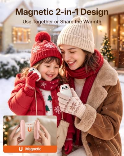 Panda Hand Warmers Rechargeable 2 Pack, Electric Hand Warmers view 5