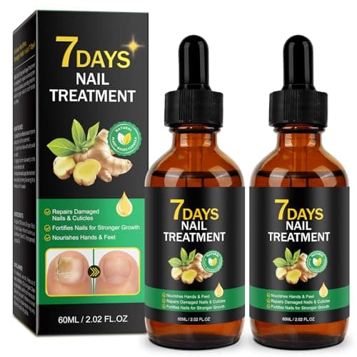2PCS Ginger Nail Treatment, Nails Growth Serum, Nail Repair Cuticles Oil, Ginger Nail Serum Oil for Strengthen nails & Promote Nail Growth, Natural Plant Formula — image 1