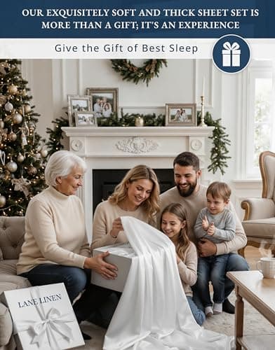 100% Egyptian Cotton Sheets Queen Size - Naturally Cooling & Breathable 4 Piece Silky Sateen Weave Queen Sheet Set, Ultra-Soft & Durable Hotel Luxury Sheets with 15" Snug Fit Deep Pockets - White view 3