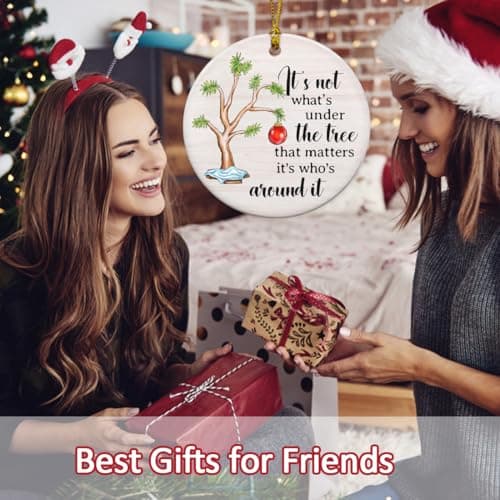 Christmas Ornaments 2025, Ceramic Ornaments for Tree, Christmas Decor Gifts for Women, Men, Vacation Ornament for Family, Sister, Friends, Meaningful Ornaments view 6