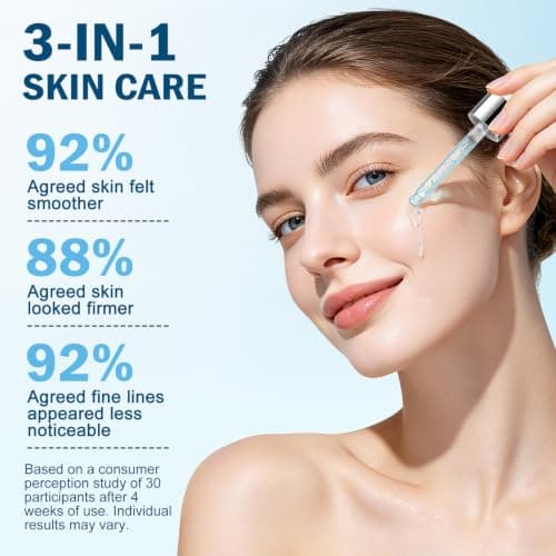 PDRN Copper Peptide Serum for Face with GHK-Cu and Hyaluronic Acid, 1 Fl Oz view 4