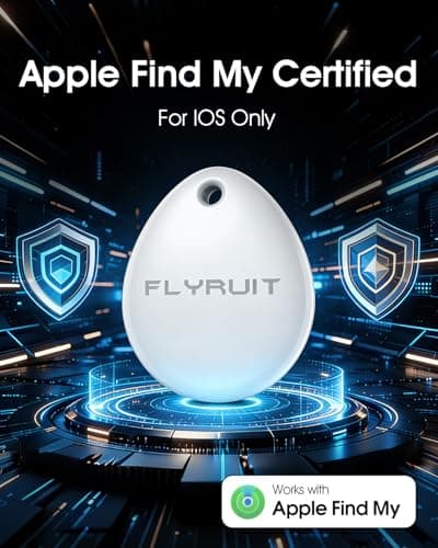 Air Tracker Tags-4 Pack, iOS Only, Apple Find My Certified, Luggage Tracker view 4