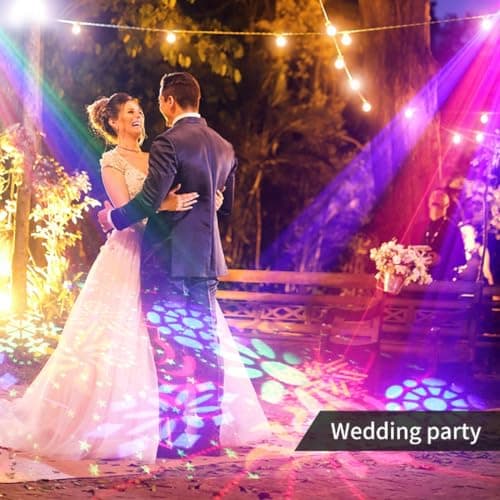 Party Lights DJ Disco Light DMX512 Voice-Controlled RGB Multi-Effect Stage Lighting stroboscopic Family Gatherings Weddings KTV Clubs, Karaoke Holiday Decorations Atmosphere Lighting Light Shows view 6