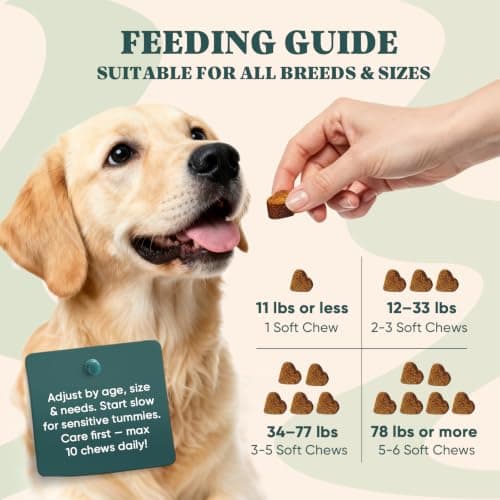 Dog Allergy Chews Omega 3,Itch Relief Multivitamin Medicine for Dogs Itching Skin Relief and Aller Immune Pet Allergy Dog Anti Itch Chews Pills Meds Medicine for Dogs Chicken Flavor view 2