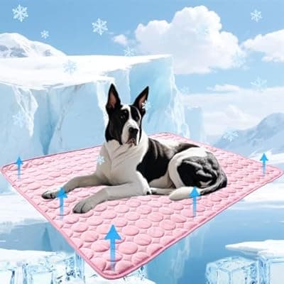 SFYWMGS Dog Cooling mat, 59’’×40’’Washable Cooling Pad for Dogs, Large Dog mat Designed for Summer, Breathable and Easy to Carry pet mat for Dogs, Cats and Pets