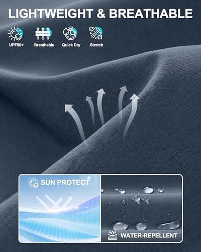 Men's Golf Shorts 7"/ 9"/ 11" Inseam with 5 Pockets Lightweight Stretch Quick Dry Casual Dress Hybrid Short for Men view 6