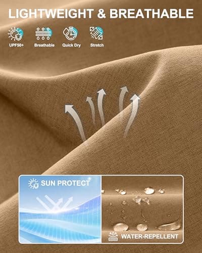 Men's Golf Shorts 7"/ 9"/ 11" Inseam with 5 Pockets Lightweight Stretch Quick Dry Casual Dress Hybrid Short for Men view 5