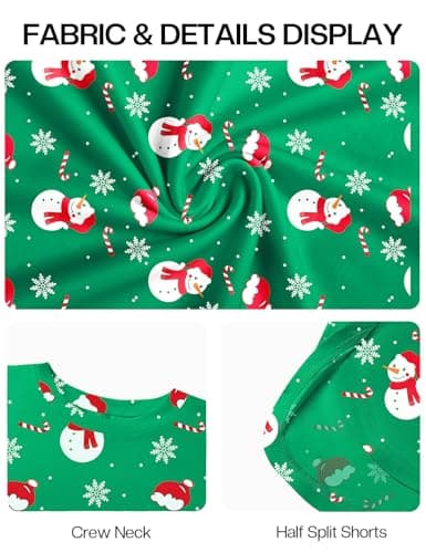 JUSTFASHIONNOW Womens Pajama Sets Striped Two Piece Lounge Sets Long Sleeve Top and Split Shorts Print Sleepwear Comfy Pjs view 6