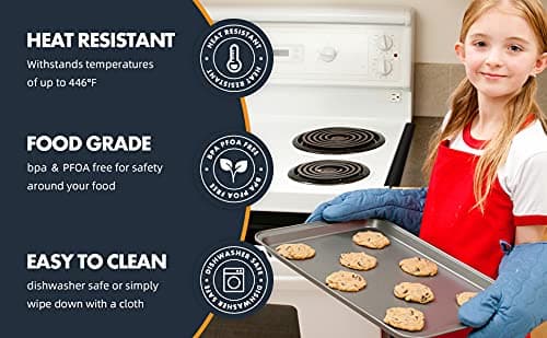 Silicone Kitchen Stove Gap Covers, Kitchen Counter Gap Anti-Slip Non-Tacky Filler Seals Spills Between Counter, Stovetop, Oven, Washer, Sheat-resistant，et of 2 (25Inches, Translucent) by liboyixi view 6