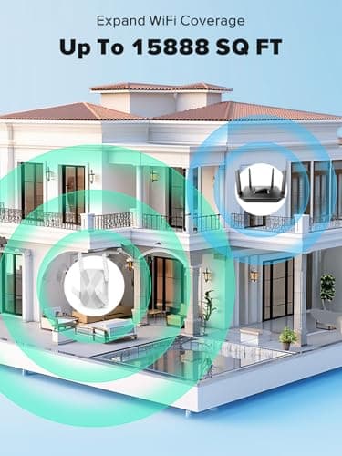 2026 AX3000 WiFi 6 Extender, WiFi Extender Signal Booster for Home-Dual Band (2.4G/5.8G), WiFi Booster with 10X Faster Access Point,Up to 15888 Sq.Ft.&Support 135+ Smart Devices (White) view 6