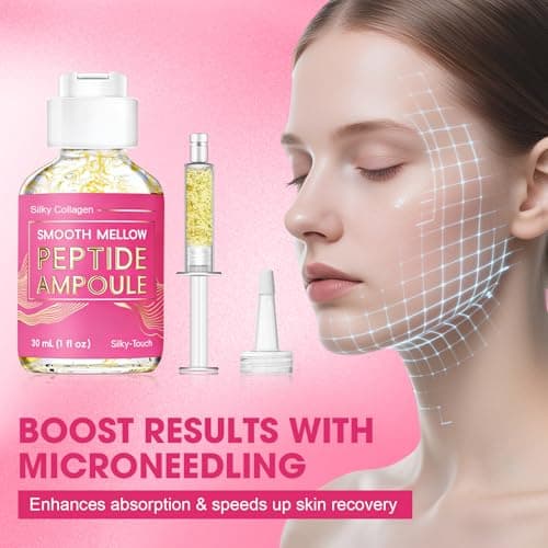 Deep Collagen Silk Peptide Serum, Hydrating Facial Serum, 1 fl oz view 3
