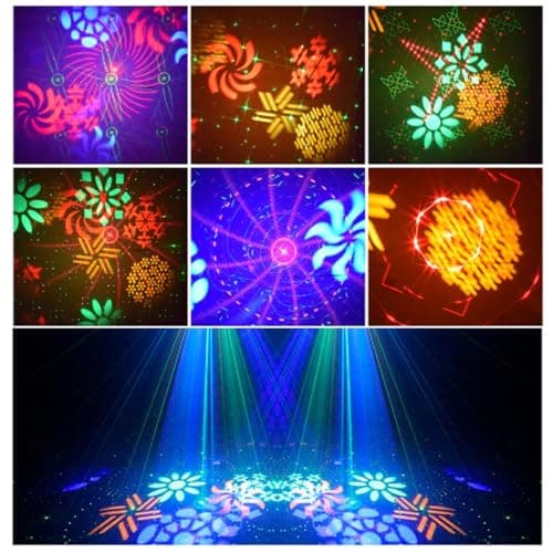 Party Lights DJ Disco Light DMX512 Voice-Controlled RGB Multi-Effect Stage Lighting stroboscopic Family Gatherings Weddings KTV Clubs, Karaoke Holiday Decorations Atmosphere Lighting Light Shows view 4