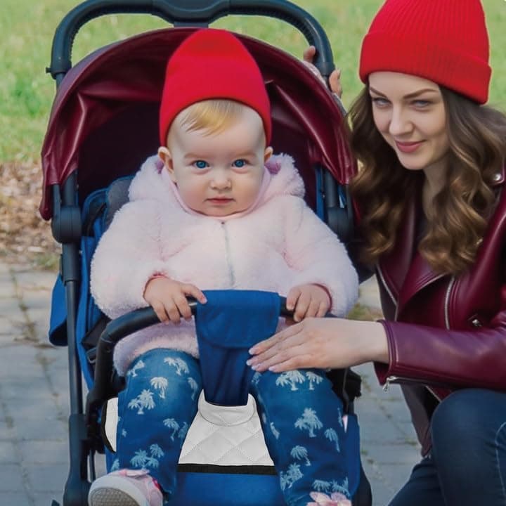 MOOB Waterproof Car Seat Protector - Potty Training Liner for Baby & Toddler, Machine Washable Piddle Pad with Anti-Slip Backing, Universal Fit for Infant Car Seat & Stroller (Grey) view 3