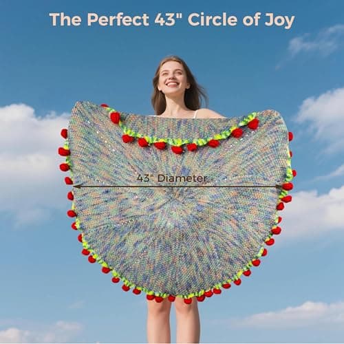 Henpon Mother’s Day Gifts for Mom, Hand-Crocheted Rose Bouquet Blanket 43 Inch - Soft Floral Throw, Forever Rose Gift for Women Anniversary Birthday Valentine’s Day view 5