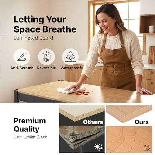 HOMEDANT House 48.1" W 5 Tier Heavy Duty Garage Shelving Adjustable Metal Rack Storage Shelves Standing Shelf Unit Organizers Industrial Warehouse Basement Black 1Pack view 4