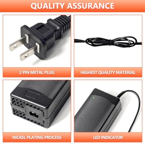 24V180W Power Supply Cord Charger for jackery 1000 880 Power Supply Cables Compatible with Jackery Explorer 1000 E1000 880 E880 Portable Power Station Solar Generator, Replacement KA18024075-6C view 5