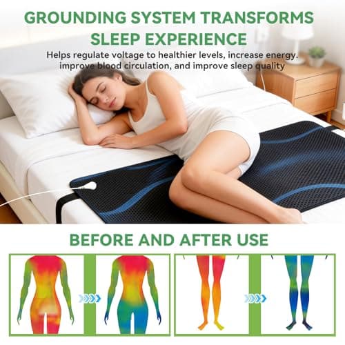King Grounding Mat for Bed Twin for Better Sleep view 2