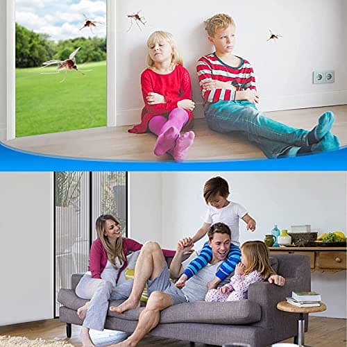 Magnetic Screen Door, Fit Door Size 32" x 80", Self Sealing Magnets,35.4 x 82.7In Screen Door,Keep Bugs Out,for Sliding Door, Front Doors(Black, 32 x 80 inches) view 5