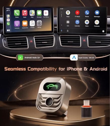 2026 Upgraded Wireless CarPlay Adapter for iPhone & Android Auto view 5