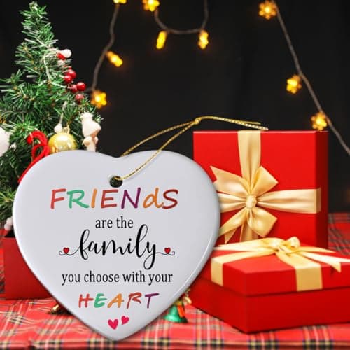 Friends Christmas Ornaments 2025, Friend Ornaments for Women, Friends are The Family We Choose Ornament, Best Friend, Friendship Gifts for Women view 7