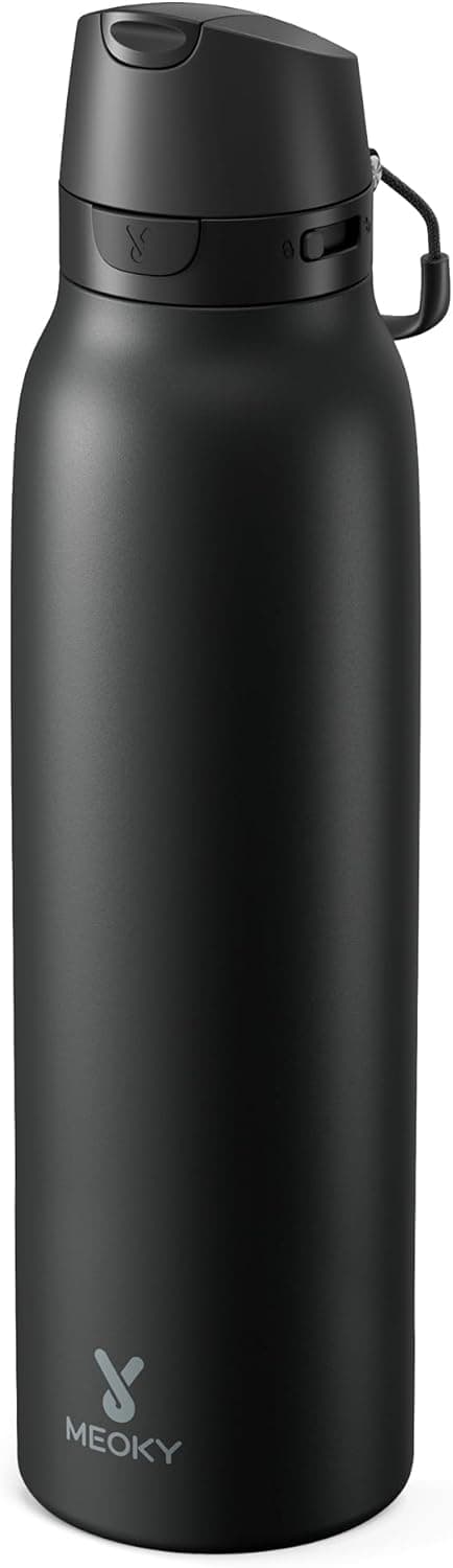 MEOKY 24 oz Slim Insulated Water Bottle: