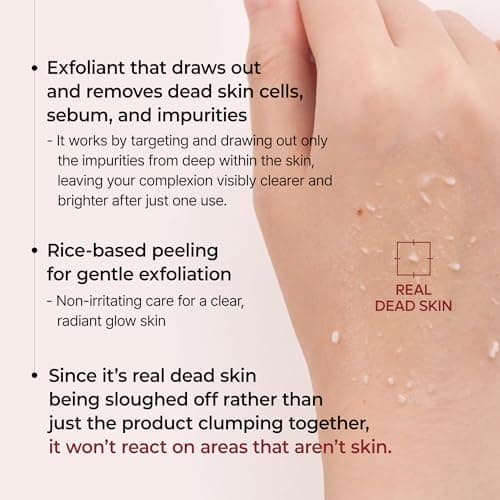 Dr.Melaxin Peel Shot Glow Black Rice Peeling Ampoule – AHA BHA Daily Chemical Exfoliant with Rice Water & Niacinamide, Glass Skin Texture for Dead Skin & Dull Complexion, Korean Skincare 2.7 fl.oz view 3