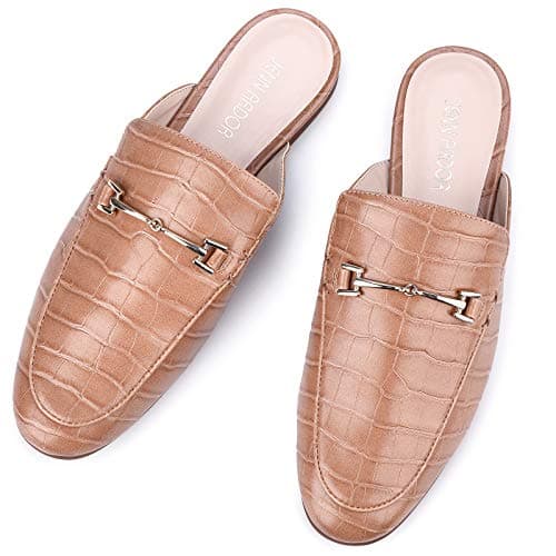 JENN ARDOR Mules for Women Flats Backless Loafers Shoes Slip On Slippers Pointed Toe Low Heel Work Slides Womens Mules Casual Shoes — image 1