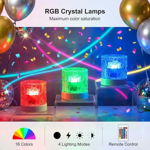 Liedrg Rechargeable Cordless LED Shower Light, 3D Ocean Wave Water Ripple Projector for Bathroom Bathtub Spa view 5