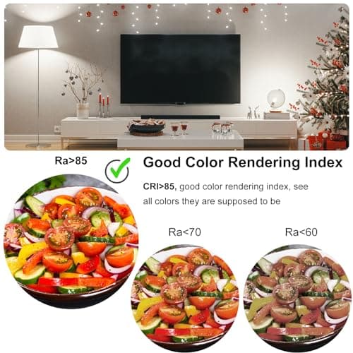 HengBo LED 100 Watts Equivalent Light Bulb, E26 6500K Daylight White LED Bulb, A19 12W Medium Screw Light Bulbs for Kitchen, Living Room Home Lighting view 5