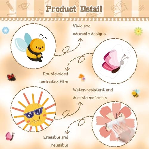 Spring Bulletin Board Decorations Set Classroom Decoration Look Who’s Blooming Spring Bloom Flower Growth Mindset Photo Posting Craft Cutout for School Offices Classroom Back to School Party Supplies view 4